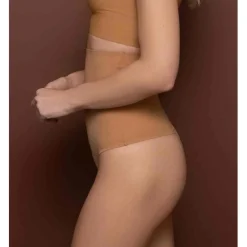 String taille haute invisible Marron Invisible Bye Bra