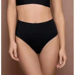 String taille midi invisible Noir Invisible Bye Bra