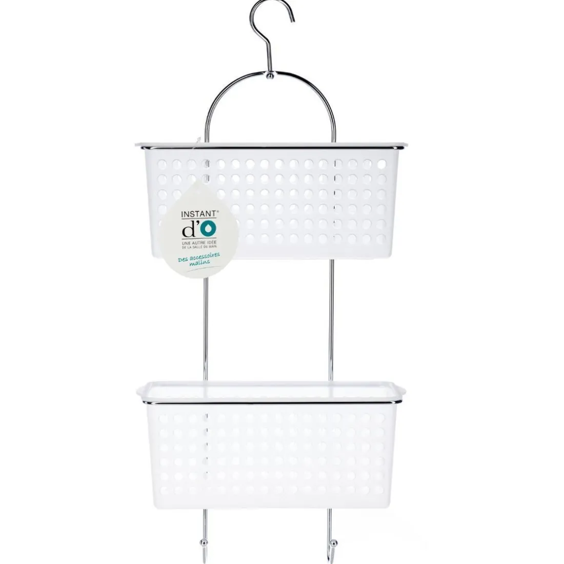 Support de douche 2 paniers