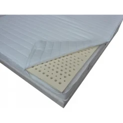 Surmatelas 100% latex 3 zones Déhoussable & Lavable ADELE