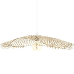 Suspension en bambou Tess naturel D75cm