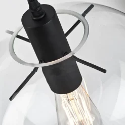 Suspension Ronde en Verre Transparent WARSAW
