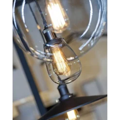 Suspension Ronde en Verre Transparent WARSAW