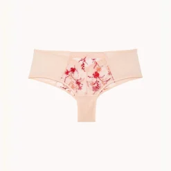 Suzy - Shorty brodé blanc