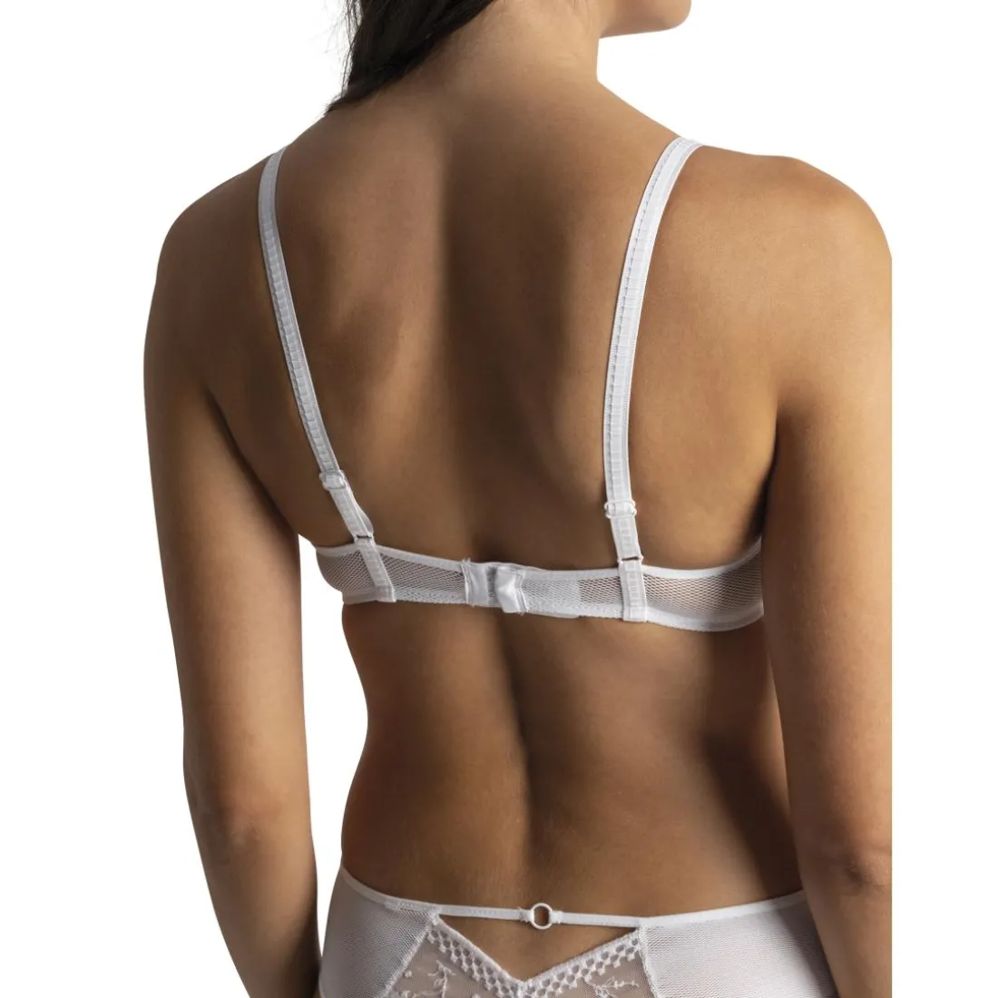 Suzy - Soutien-gorge plongeant avec coques blanc