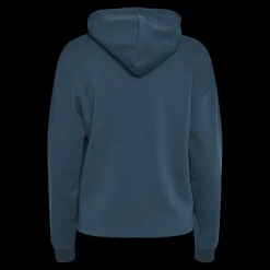 Sweat à capuche bleu en coton Skye