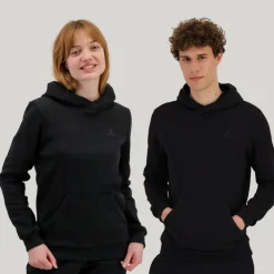 Sweat à capuche Mixte ESS T/T N°1 M Noir en coton