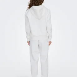 Sweat à capuche Noli - Blanc cassé/ Coeur doré en coton Opal