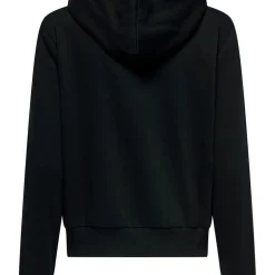 Sweat à capuche Noli - Noir/ Coeur doré en coton Mina