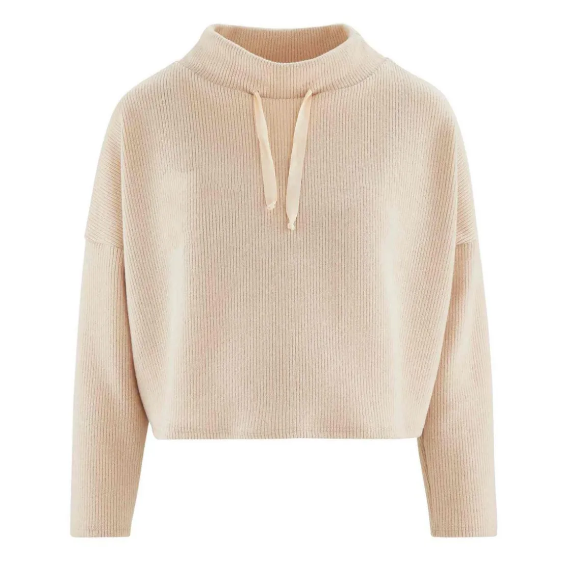 Sweat court maternité blanc Cache Coeur Lingerie en viscose
