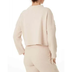 Sweat court maternité blanc Cache Coeur Lingerie en viscose