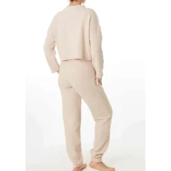 Sweat court maternité blanc Cache Coeur Lingerie en viscose