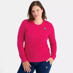 Sweat ESS Crew N°2 W Rouge en coton