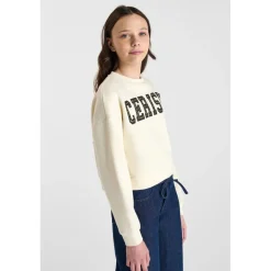 Sweat-Shirt blanc Noor en coton