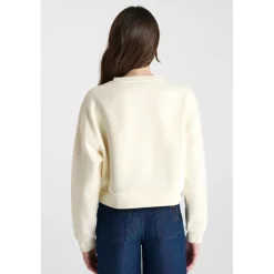 Sweat-Shirt blanc Noor en coton