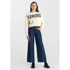 Sweat-Shirt blanc Noor en coton