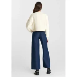 Sweat-Shirt blanc Noor en coton