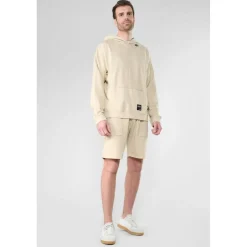 Sweat-Shirt capuche garçon ANIBO marron en coton Cy