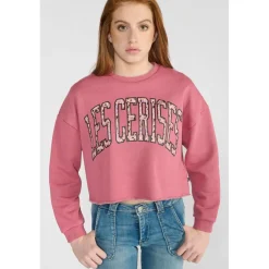 Sweat-Shirt fille FILOUGI rose Ella en coton