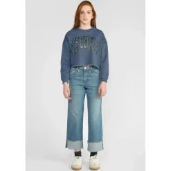 Sweat-Shirt fille FILOUGI noir Noor en coton