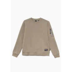 Sweat-Shirt garçon COSMYBO blanc en coton