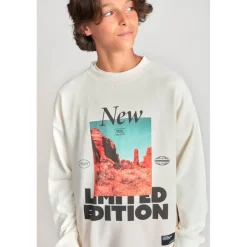 Sweat-Shirt garçon MARANBO blanc
