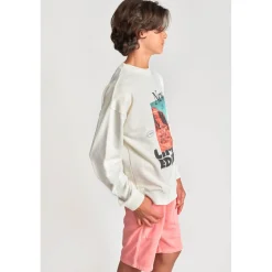Sweat-Shirt garçon MARANBO blanc
