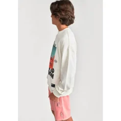 Sweat-Shirt garçon MARANBO blanc
