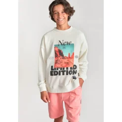 Sweat-Shirt garçon MARANBO blanc