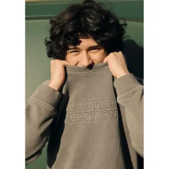 Sweat-Shirt garçon VELABO gris Filo en coton