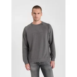 Sweat-Shirt garçon VELABO gris Gil en coton