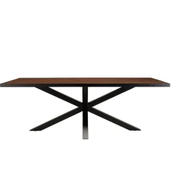 Table à manger couleur rouille effet pierre BASILE