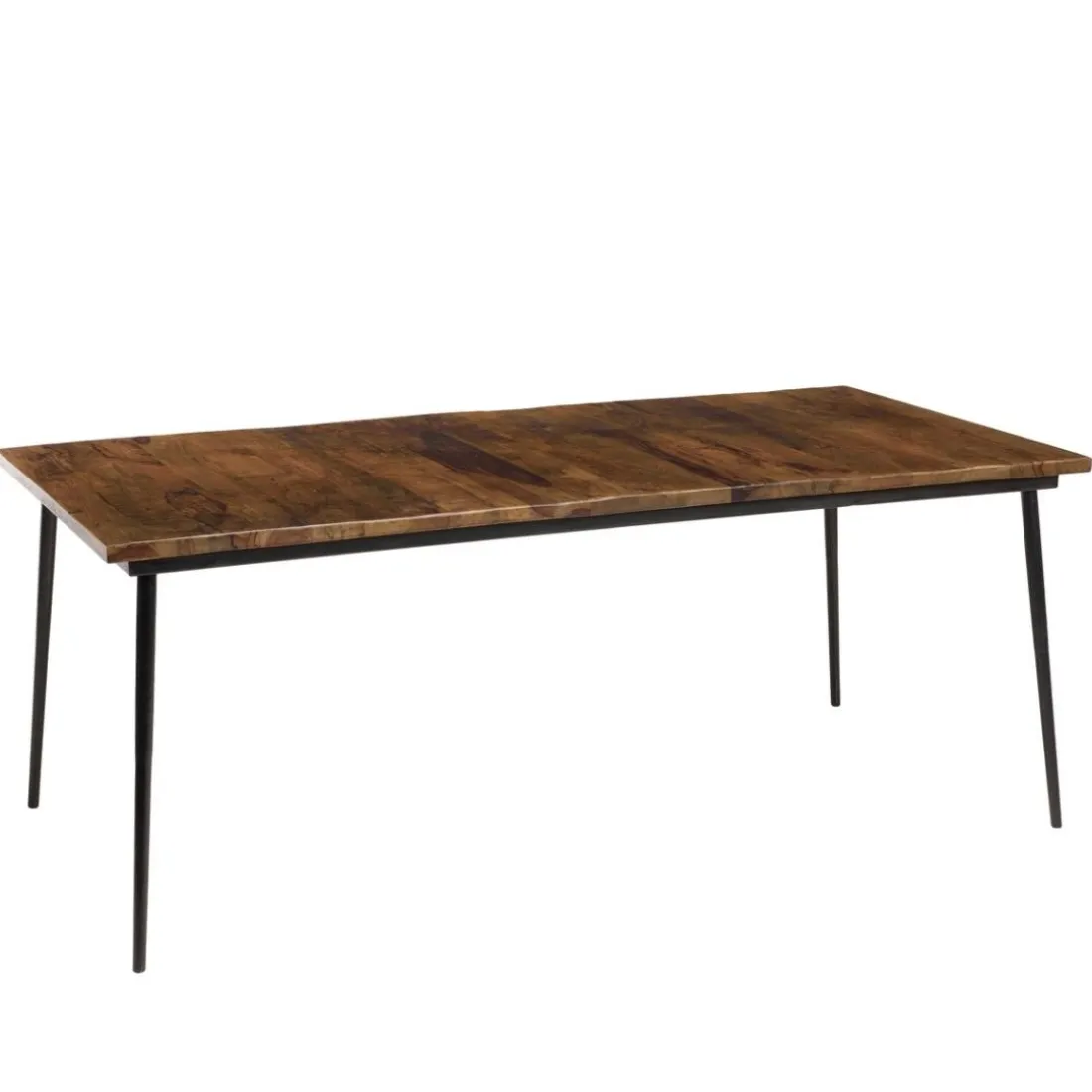 Table à manger rectangulaire en bois mahogany KIARA
