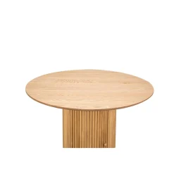 Table a Manger 4 personnes Ronde Bois Marron