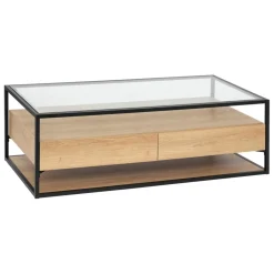 Table basse 2 tiroirs