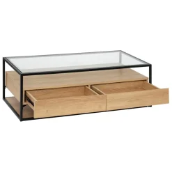 Table basse 2 tiroirs