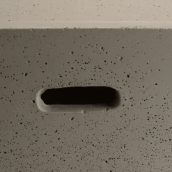 Table basse de jardin carrée 68x68 cm béton