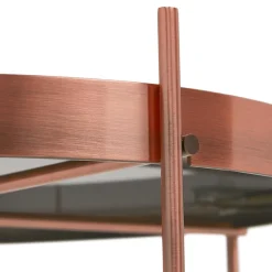 Table basse de salon 'KOLOS BIG' couleur cuivre
