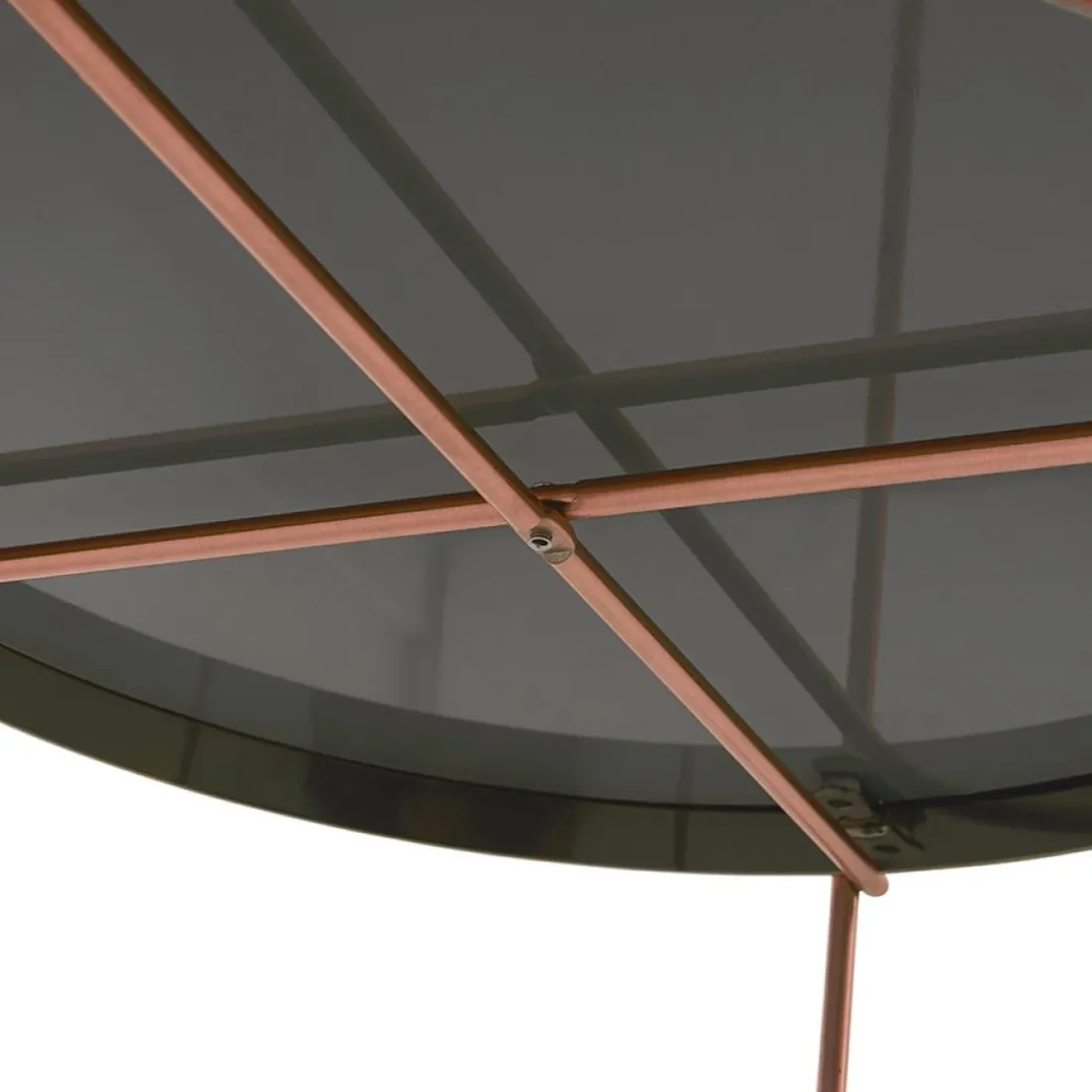 Table basse de salon 'KOLOS BIG' couleur cuivre