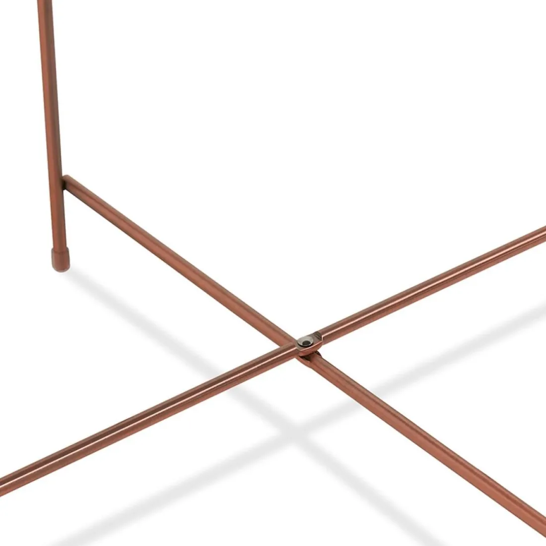 Table basse de salon 'KOLOS BIG' couleur cuivre