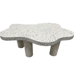 Table basse forme nuage Lagoon Effet Terrazzo