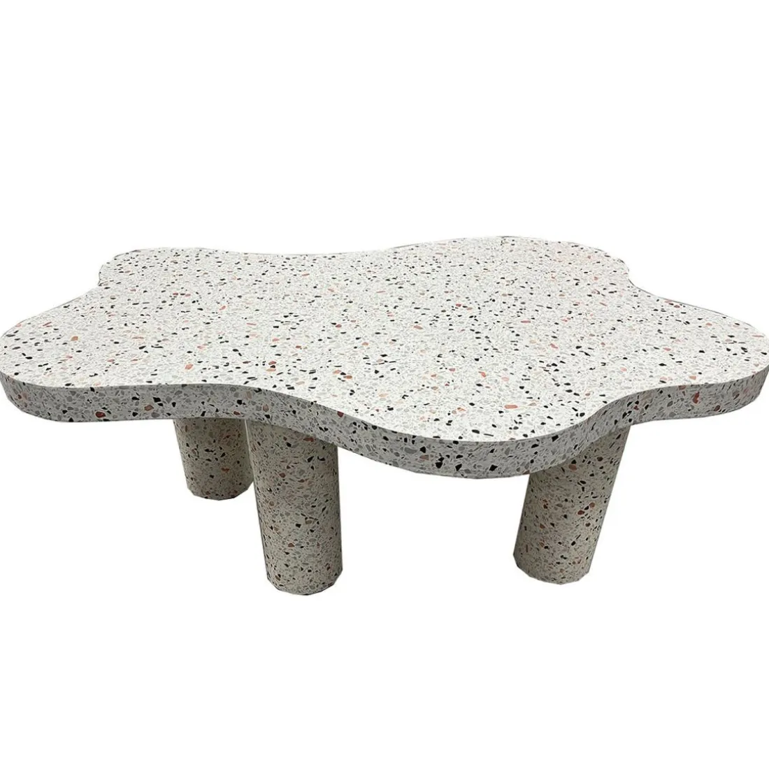 Table basse forme nuage Lagoon Effet Terrazzo