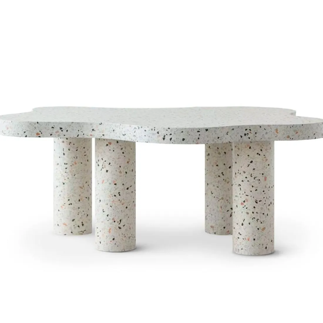 Table basse forme nuage Lagoon Effet Terrazzo