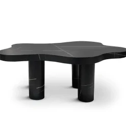 Table basse forme nuage Lagoon Effet Marbre Noir