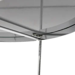 Table basse 'KOLOS MEDIUM' couleur chrome