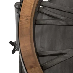 Table Basse Pendule Métal Chrono