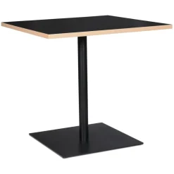 Table carrée 'FUSION SQUARE' noire
