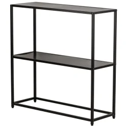 Table Console Design Industriel Moderne Noir