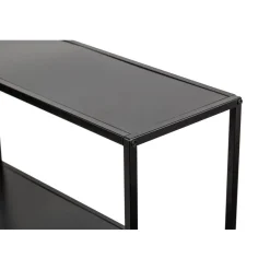 Table Console Design Industriel Moderne Noir