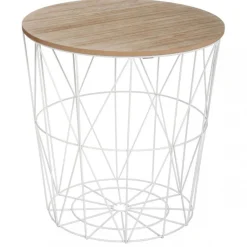 Table d'Appoint Blanc MIKU